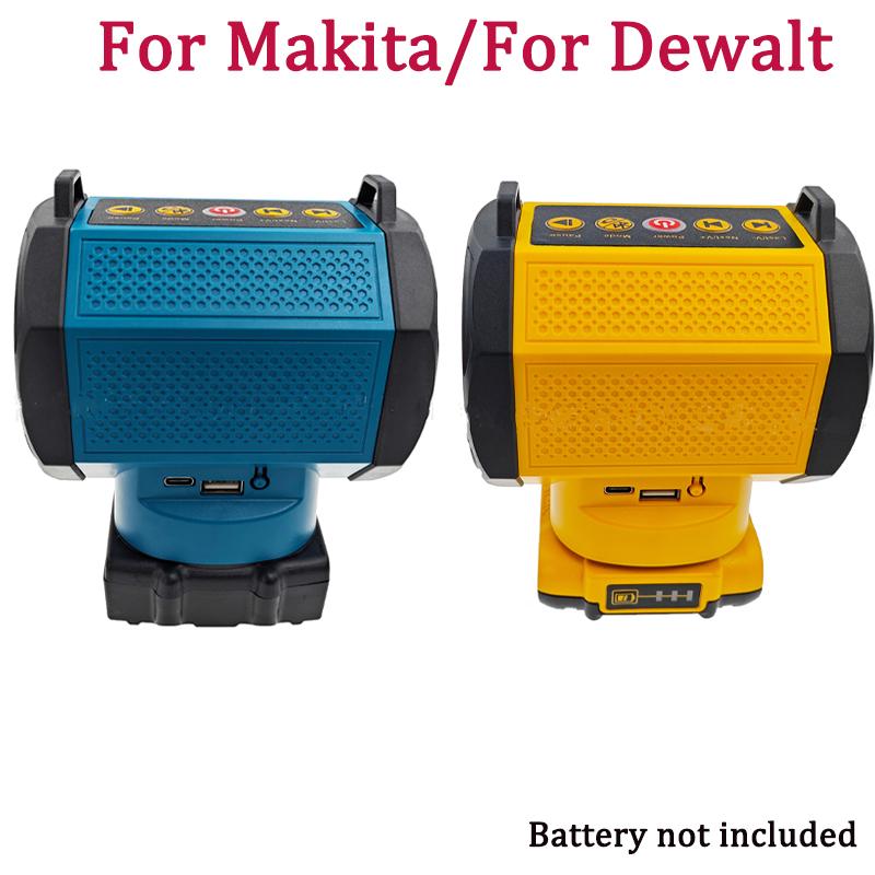 Home Improvement Videos - Voor Makita/Dewalt 18V Li-Ion Batterij Bluetooth