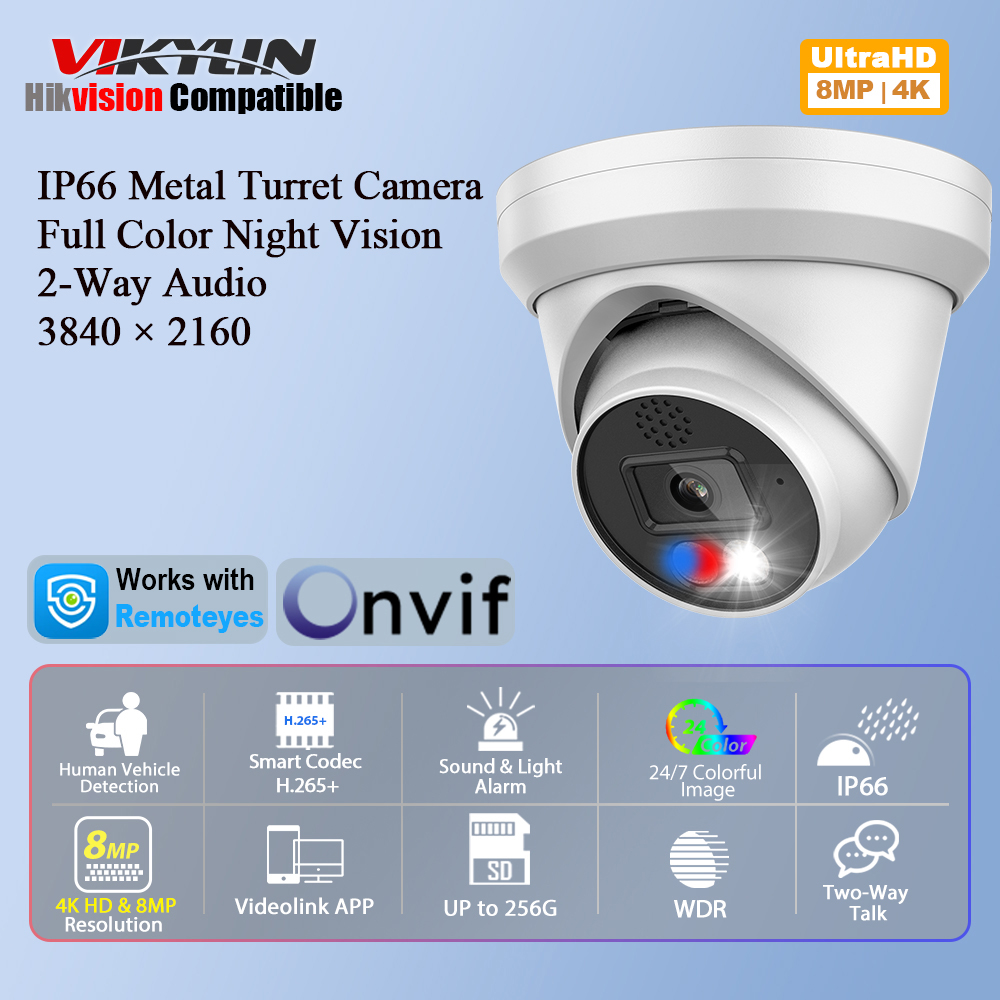 Home Improvement Videos - Vikylin 4K 8MP Alarm Full Color