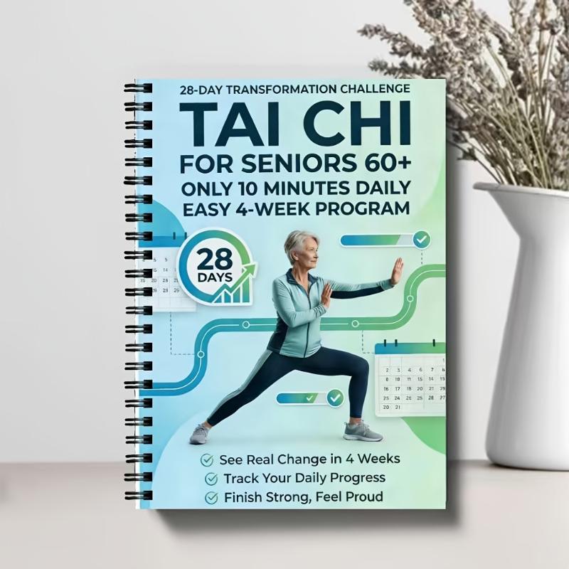Home Improvement Books - 28-dagen Taiji-transformatieboek voor senioren 10 minuten
