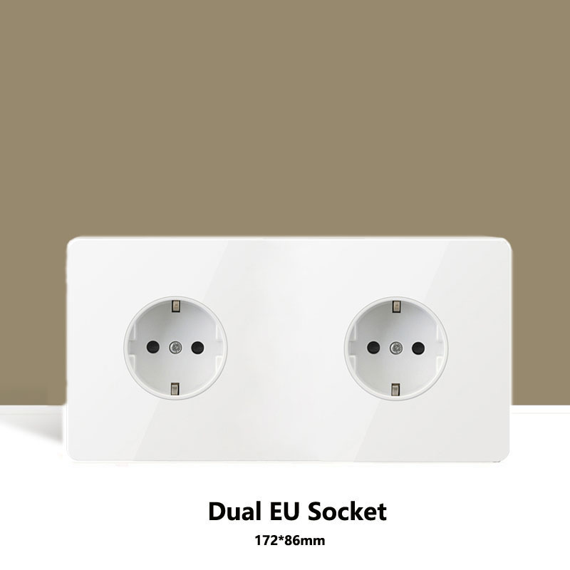 Home Improvement Years - Mat wit roestvrijstalen paneel wandlamp 2-weg