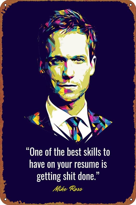 Home Improvement Movie - Mike Ross Quotes Posters voor zelfverbetering