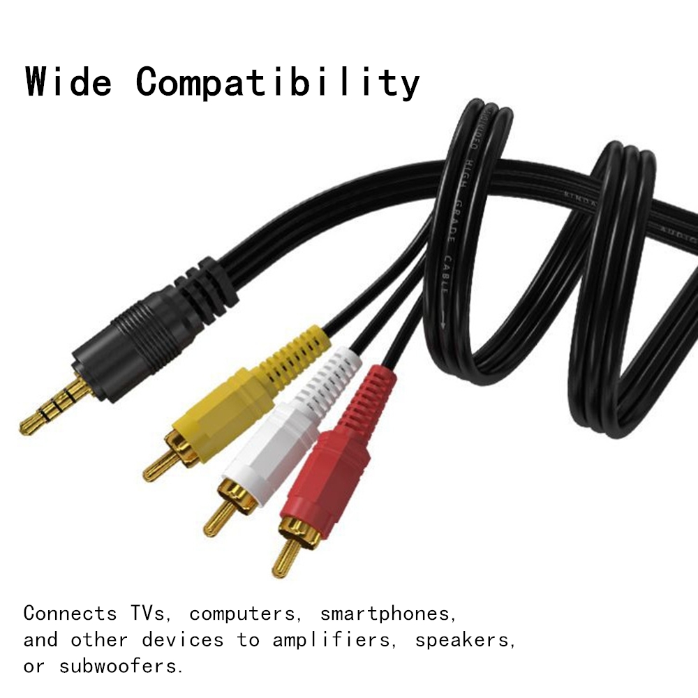 Home Improvement Videos - 3,5 mm naar 3 RCA Audio