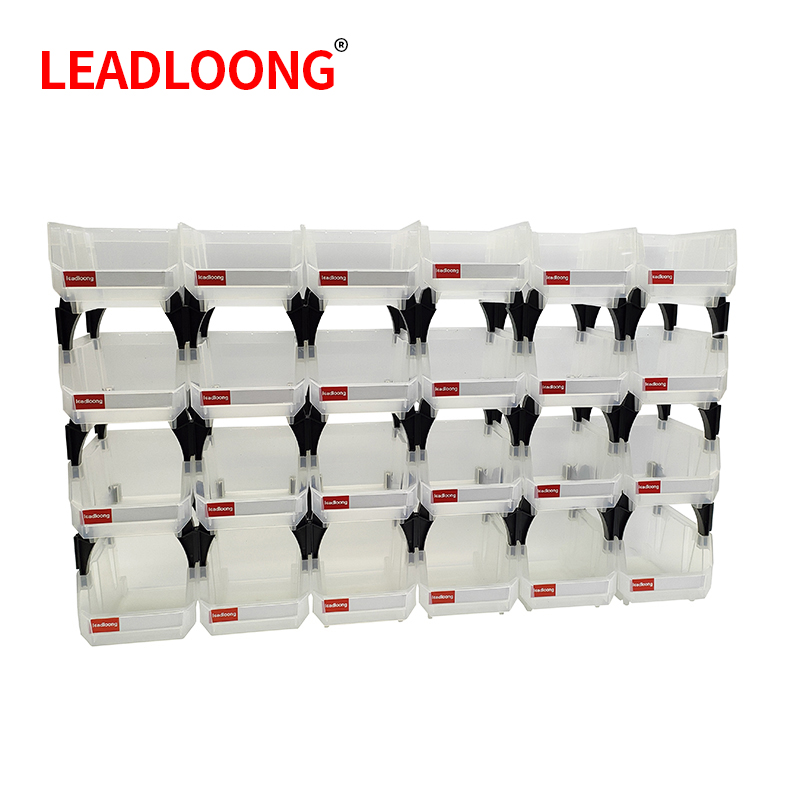 Home Improvement Binford Tools - Loodloong Transparante Onderdelen Bin 6/24Pcs 13.5X10.5X7.6Cm/5X4*3Inch