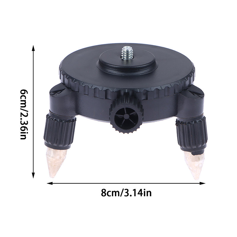 Level Laser Line - 360-graden rotatie basisniveaumeteradapter statiefbeugel met 1/4