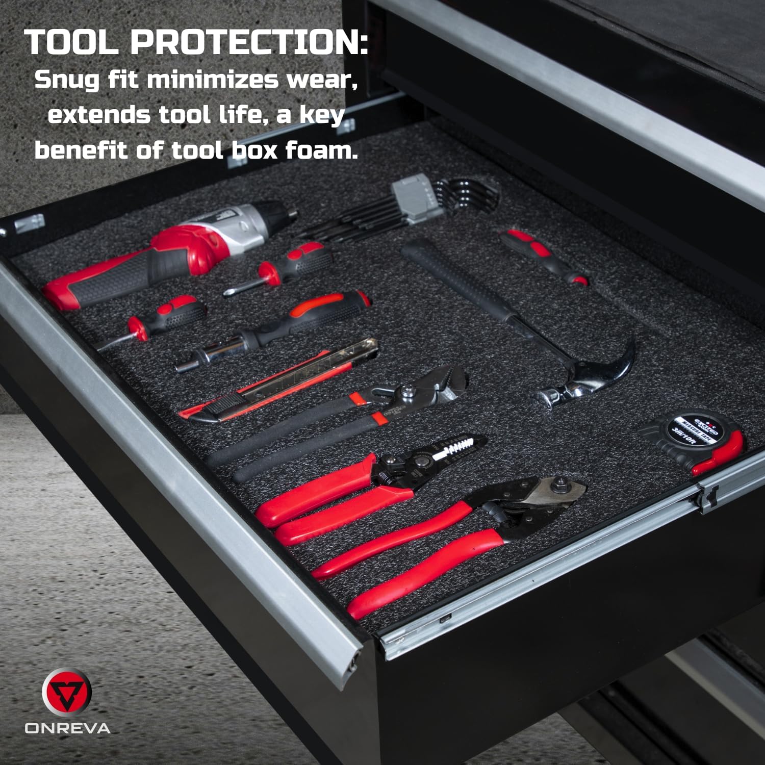 Cut Toolbox Organizer Foam Ins - Home Improvement Binford Tools recensie en prijs