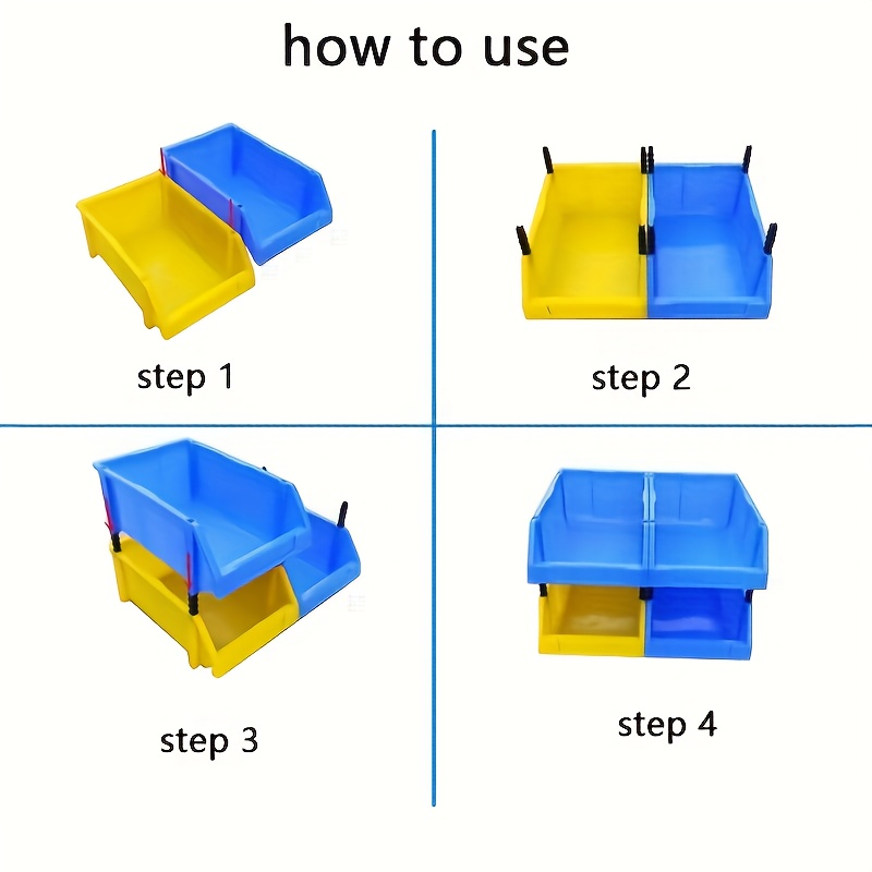 10 stuks blauwe plastic opberg - Home Improvement Binford Tools recensie en prijs