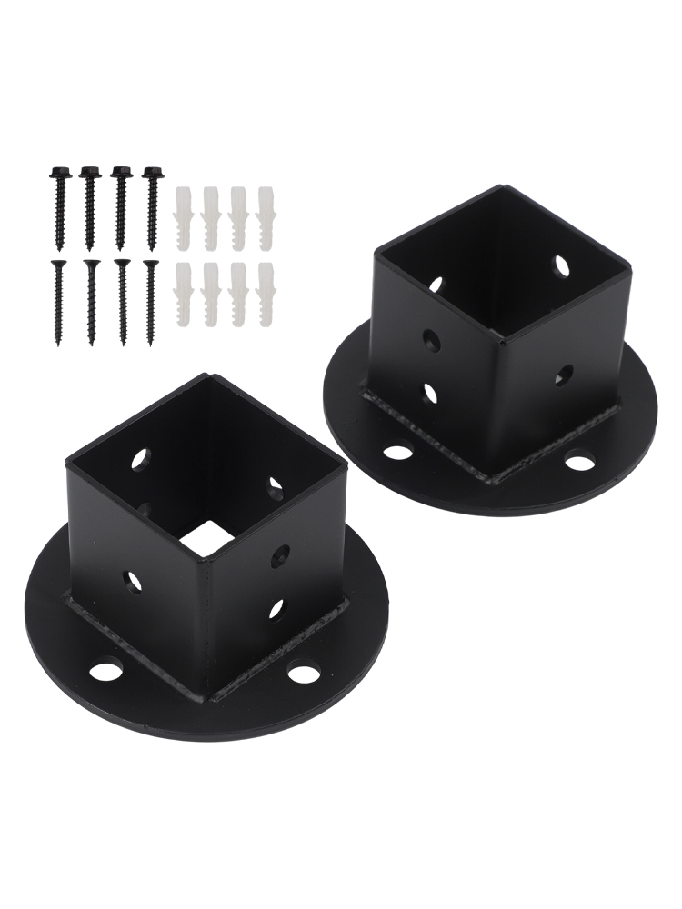 Ankerbasisset Hekpaalset Zwart - Home Improvement Fence recensie en prijs