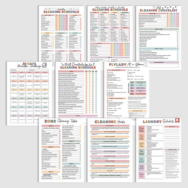 Huishoudelijk schoonmaakschema - Home Improvement Books recensie en prijs