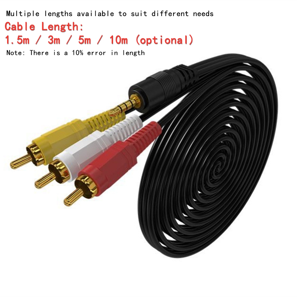 3,5 mm naar 3 RCA Audio Video  - Home Improvement Videos recensie en prijs