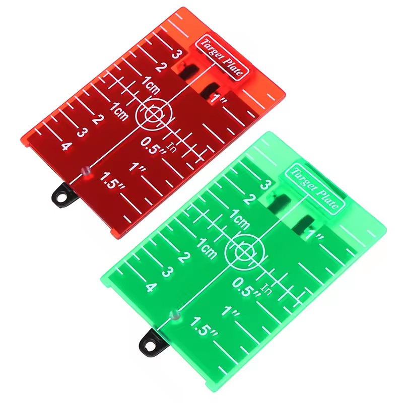 Rood/groene doelplaatkaart met - Level Laser Line recensie en prijs