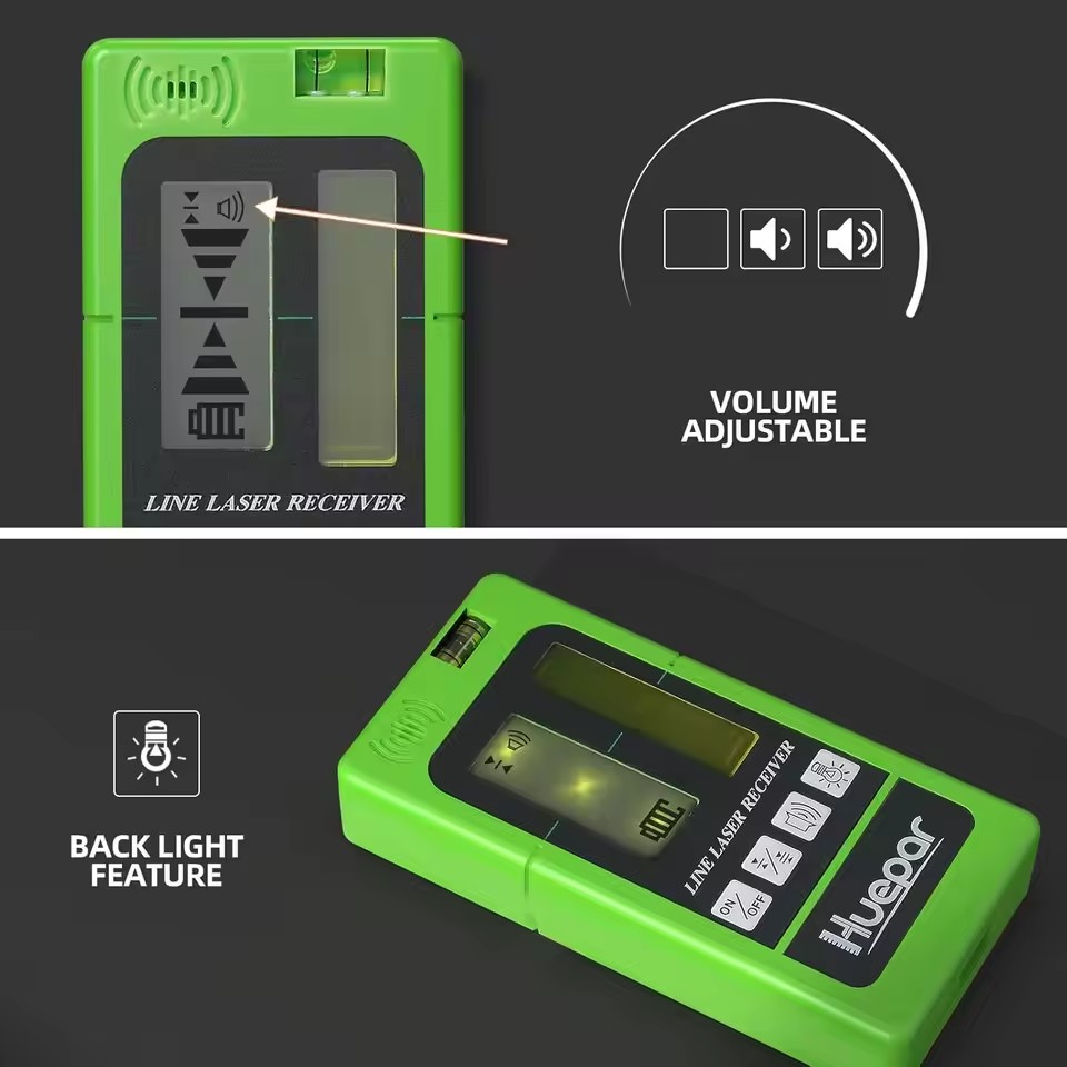 Huepar Laserontvanger LR-5RG v - Level Laser Line recensie en prijs