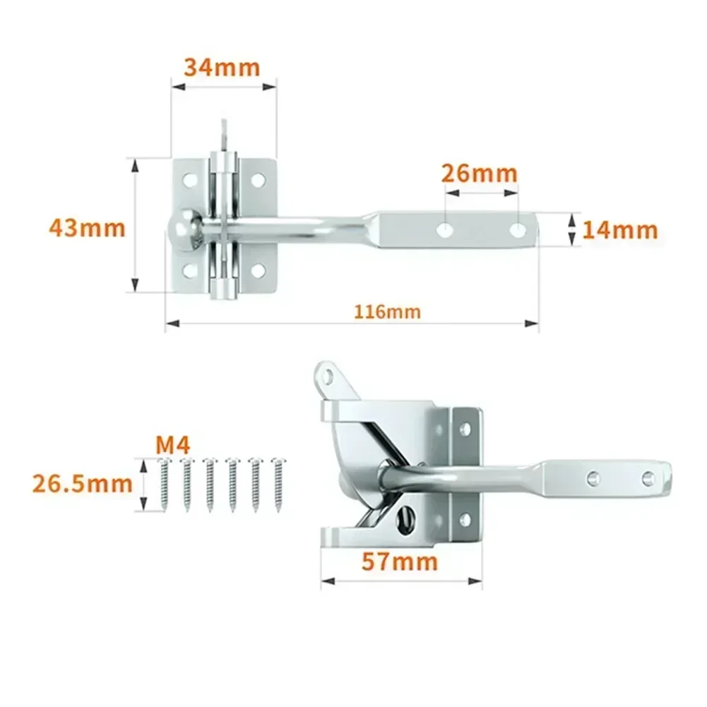 Hek Klink Deuren Slot Hek Verg - Home Improvement Fence recensie en prijs